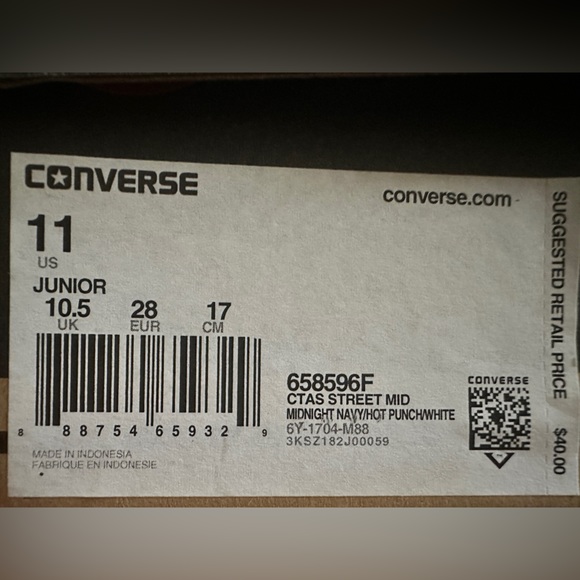 Kids' Chuck Taylor All Star Street Mid Sneaker Little Kid-Size11 - Picture 3 of 6